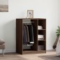 vidaXL Kleiderschrank Braun Eichen-Optik 77x48x102 cm Holzwerkstoff vidaXL Kleiderschrank Braun Eichen-Optik 77x48x102 cm Holzwerkstoff
