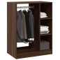 vidaXL Kleiderschrank Braun Eichen-Optik 77x48x102 cm Holzwerkstoff vidaXL Kleiderschrank Braun Eichen-Optik 77x48x102 cm Holzwerkstoff