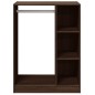 vidaXL Kleiderschrank Braun Eichen-Optik 77x48x102 cm Holzwerkstoff vidaXL Kleiderschrank Braun Eichen-Optik 77x48x102 cm Holzwerkstoff