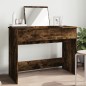 vidaXL Schminktisch mit Spiegel Räuchereiche 100x45x76 cm vidaXL Schminktisch mit Spiegel Räuchereiche 100x45x76 cm