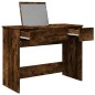 vidaXL Schminktisch mit Spiegel Räuchereiche 100x45x76 cm vidaXL Schminktisch mit Spiegel Räuchereiche 100x45x76 cm
