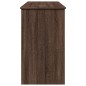 vidaXL Schminktisch mit Spiegel Braun Eichen-Optik 100x45x76 cm vidaXL Schminktisch mit Spiegel Braun Eichen-Optik 100x45x76 cm
