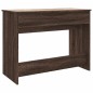 vidaXL Schminktisch mit Spiegel Braun Eichen-Optik 100x45x76 cm vidaXL Schminktisch mit Spiegel Braun Eichen-Optik 100x45x76 cm
