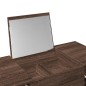 vidaXL Schminktisch mit Spiegel Braun Eichen-Optik 100x45x76 cm vidaXL Schminktisch mit Spiegel Braun Eichen-Optik 100x45x76 cm
