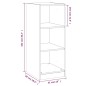 vidaXL Kleiderschrank Räuchereiche 48x41x102 cm Holzwerkstoff vidaXL Kleiderschrank Räuchereiche 48x41x102 cm Holzwerkstoff