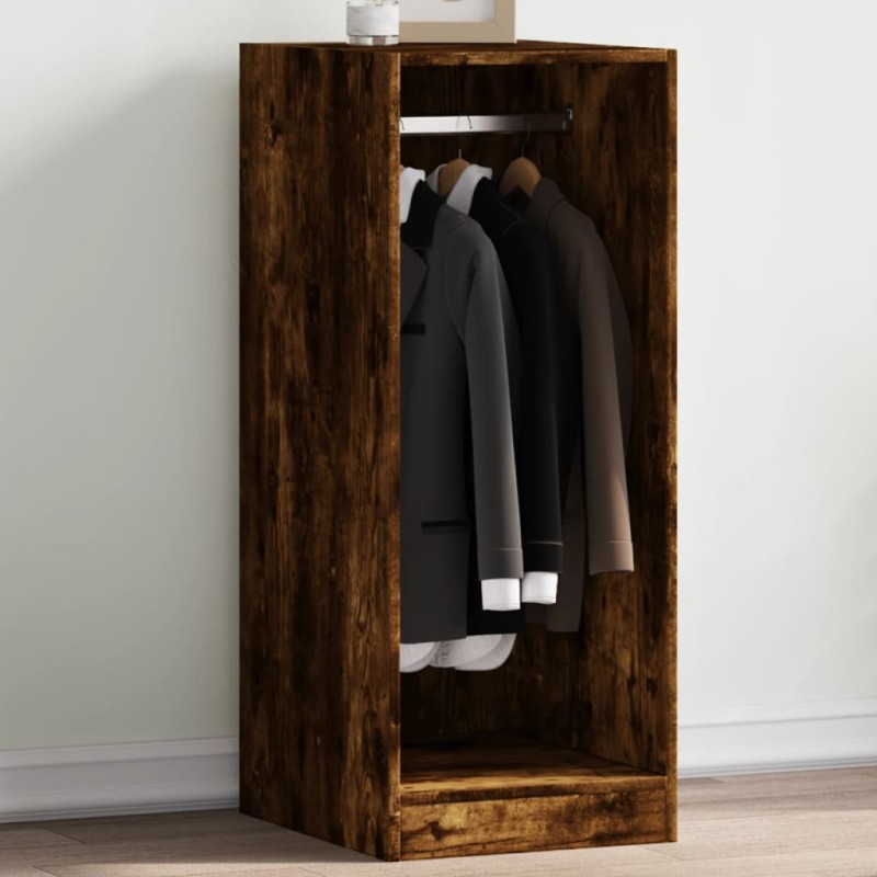 vidaXL Kleiderschrank Räuchereiche 48x41x102 cm Holzwerkstoff vidaXL Kleiderschrank Räuchereiche 48x41x102 cm Holzwerkstoff