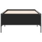 vidaXL Bettgestell Schwarz 75x190 cm Holzwerkstoff und Metall vidaXL Bettgestell Schwarz 75x190 cm Holzwerkstoff und Metall