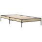 vidaXL Bettgestell Sonoma-Eiche 90x190 cm Holzwerkstoff und Metall vidaXL Bettgestell Sonoma-Eiche 90x190 cm Holzwerkstoff und Metall