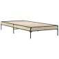vidaXL Bettgestell Sonoma-Eiche 90x190 cm Holzwerkstoff und Metall vidaXL Bettgestell Sonoma-Eiche 90x190 cm Holzwerkstoff und Metall