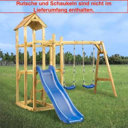 vidaXL Spielturm 285x120x226,5 cm Kiefernholz Imprägniert