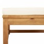 vidaXL 3-tlg. Garten-Lounge-Set mit Kissen Massivholz Akazie
