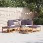 vidaXL 6-tlg. Garten-Lounge-Set mit Kissen Massivholz Akazie vidaXL 6-tlg. Garten-Lounge-Set mit Kissen Massivholz Akazie