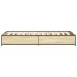 vidaXL Bettgestell Sonoma-Eiche 90x190 cm Holzwerkstoff und Metall vidaXL Bettgestell Sonoma-Eiche 90x190 cm Holzwerkstoff und Metall