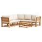 vidaXL 6-tlg. Garten-Lounge-Set mit Kissen Massivholz Akazie vidaXL 6-tlg. Garten-Lounge-Set mit Kissen Massivholz Akazie