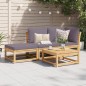 vidaXL 3-tlg. Garten-Lounge-Set mit Kissen Massivholz Akazie vidaXL 3-tlg. Garten-Lounge-Set mit Kissen Massivholz Akazie