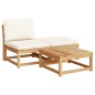 vidaXL 6-tlg. Garten-Lounge-Set mit Kissen Massivholz Akazie vidaXL 6-tlg. Garten-Lounge-Set mit Kissen Massivholz Akazie