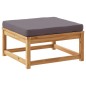 vidaXL 10-tlg. Garten-Lounge-Set mit Kissen Massivholz Akazie vidaXL 10-tlg. Garten-Lounge-Set mit Kissen Massivholz Akazie