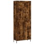 Highboard Räuchereiche 69,5x34x180 cm Holzwerkstoff Highboard Räuchereiche 69,5x34x180 cm Holzwerkstoff