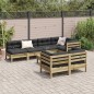 vidaXL 8-tlg. Garten-Sofagarnitur mit Kissen Kiefernholz Imprägniert vidaXL 8-tlg. Garten-Sofagarnitur mit Kissen Kiefernholz Imprägniert