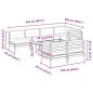 vidaXL 8-tlg. Garten-Sofagarnitur mit Kissen Kiefernholz Imprägniert vidaXL 8-tlg. Garten-Sofagarnitur mit Kissen Kiefernholz Imprägniert