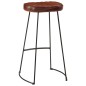 vidaXL Gavin-Barhocker 2 Stk. Dunkelbraun 44x37,5x78 cm vidaXL Gavin-Barhocker 2 Stk. Dunkelbraun 44x37,5x78 cm