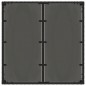 vidaXL Gartentisch mit Glasplatte Schwarz 90x90x75 cm Poly Rattan vidaXL Gartentisch mit Glasplatte Schwarz 90x90x75 cm Poly Rattan