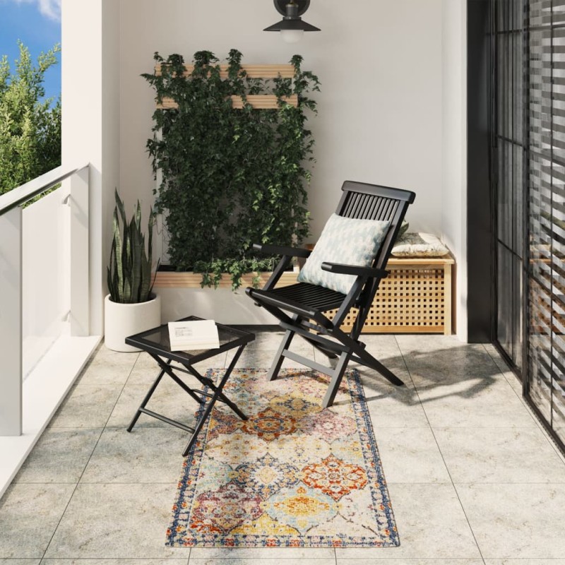 vidaXL Teppich ARBIZU Indoor und Outdoor Vintage-Design 80x150cm vidaXL Teppich ARBIZU Indoor und Outdoor Vintage-Design 80x150cm
