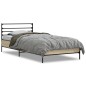 vidaXL Bettgestell Sonoma-Eiche 90x200 cm Holzwerkstoff und Metall vidaXL Bettgestell Sonoma-Eiche 90x200 cm Holzwerkstoff und Metall