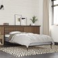 vidaXL Bettgestell Grau Sonoma 90x190 cm Holzwerkstoff und Metall vidaXL Bettgestell Grau Sonoma 90x190 cm Holzwerkstoff und Metall