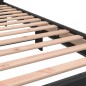 vidaXL Bettgestell Schwarz 100x200 cm Holzwerkstoff und Metall vidaXL Bettgestell Schwarz 100x200 cm Holzwerkstoff und Metall