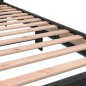 vidaXL Bettgestell Schwarz 90x200 cm Holzwerkstoff und Metall vidaXL Bettgestell Schwarz 90x200 cm Holzwerkstoff und Metall