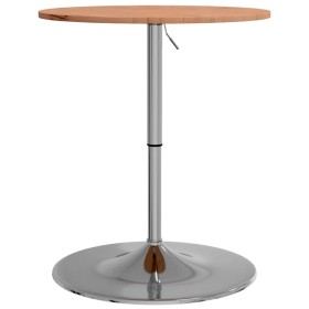 vidaXL Bartisch Ø60x89,5 cm Massivholz Buche