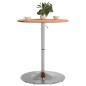vidaXL Bartisch Ø60x89,5 cm Massivholz Buche vidaXL Bartisch Ø60x89,5 cm Massivholz Buche