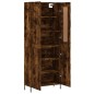 Highboard Räuchereiche 69,5x34x180 cm Holzwerkstoff Highboard Räuchereiche 69,5x34x180 cm Holzwerkstoff
