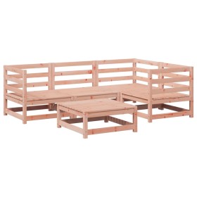 vidaXL 5-tlg. Garten-Sofagarnitur Massivholz Douglasie