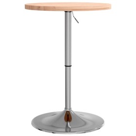 vidaXL Bartisch Ø50x90,5 cm Massivholz Buche
