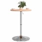 vidaXL Bartisch Ø50x90,5 cm Massivholz Buche vidaXL Bartisch Ø50x90,5 cm Massivholz Buche