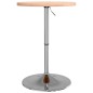 vidaXL Bartisch Ø50x90,5 cm Massivholz Buche vidaXL Bartisch Ø50x90,5 cm Massivholz Buche