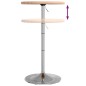 vidaXL Bartisch Ø50x90,5 cm Massivholz Buche vidaXL Bartisch Ø50x90,5 cm Massivholz Buche