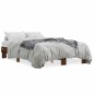 vidaXL Bettgestell Räuchereiche 140x190 cm Holzwerkstoff und Metall vidaXL Bettgestell Räuchereiche 140x190 cm Holzwerkstoff und Metall