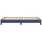 vidaXL Bettgestell Blau 120x190 cm Stoff vidaXL Bettgestell Blau 120x190 cm Stoff