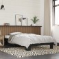 vidaXL Bettgestell Schwarz 100x200 cm Holzwerkstoff und Metall vidaXL Bettgestell Schwarz 100x200 cm Holzwerkstoff und Metall