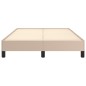 vidaXL Bettgestell Cappuccino-Braun 120x190 cm Kunstleder vidaXL Bettgestell Cappuccino-Braun 120x190 cm Kunstleder