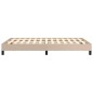 vidaXL Bettgestell Cappuccino-Braun 120x190 cm Kunstleder vidaXL Bettgestell Cappuccino-Braun 120x190 cm Kunstleder