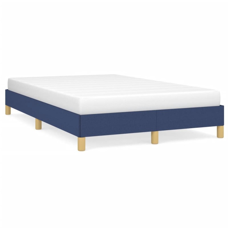 vidaXL Bettgestell Blau 120x190 cm Stoff vidaXL Bettgestell Blau 120x190 cm Stoff