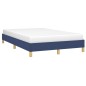 vidaXL Bettgestell Blau 120x190 cm Stoff vidaXL Bettgestell Blau 120x190 cm Stoff