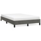 vidaXL Bettgestell ohne Matratze Dunkelgrau 120x190 cm Samt vidaXL Bettgestell ohne Matratze Dunkelgrau 120x190 cm Samt
