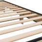 vidaXL Bettgestell Sonoma-Eiche 75x190 cm Holzwerkstoff und Metall vidaXL Bettgestell Sonoma-Eiche 75x190 cm Holzwerkstoff und Metall