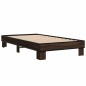 vidaXL Bettgestell Braun Eichen-Optik 90x190 cm Holzwerkstoff Metall vidaXL Bettgestell Braun Eichen-Optik 90x190 cm Holzwerkstoff Metall