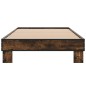 vidaXL Bettgestell Räuchereiche 90x190 cm Holzwerkstoff und Metall vidaXL Bettgestell Räuchereiche 90x190 cm Holzwerkstoff und Metall